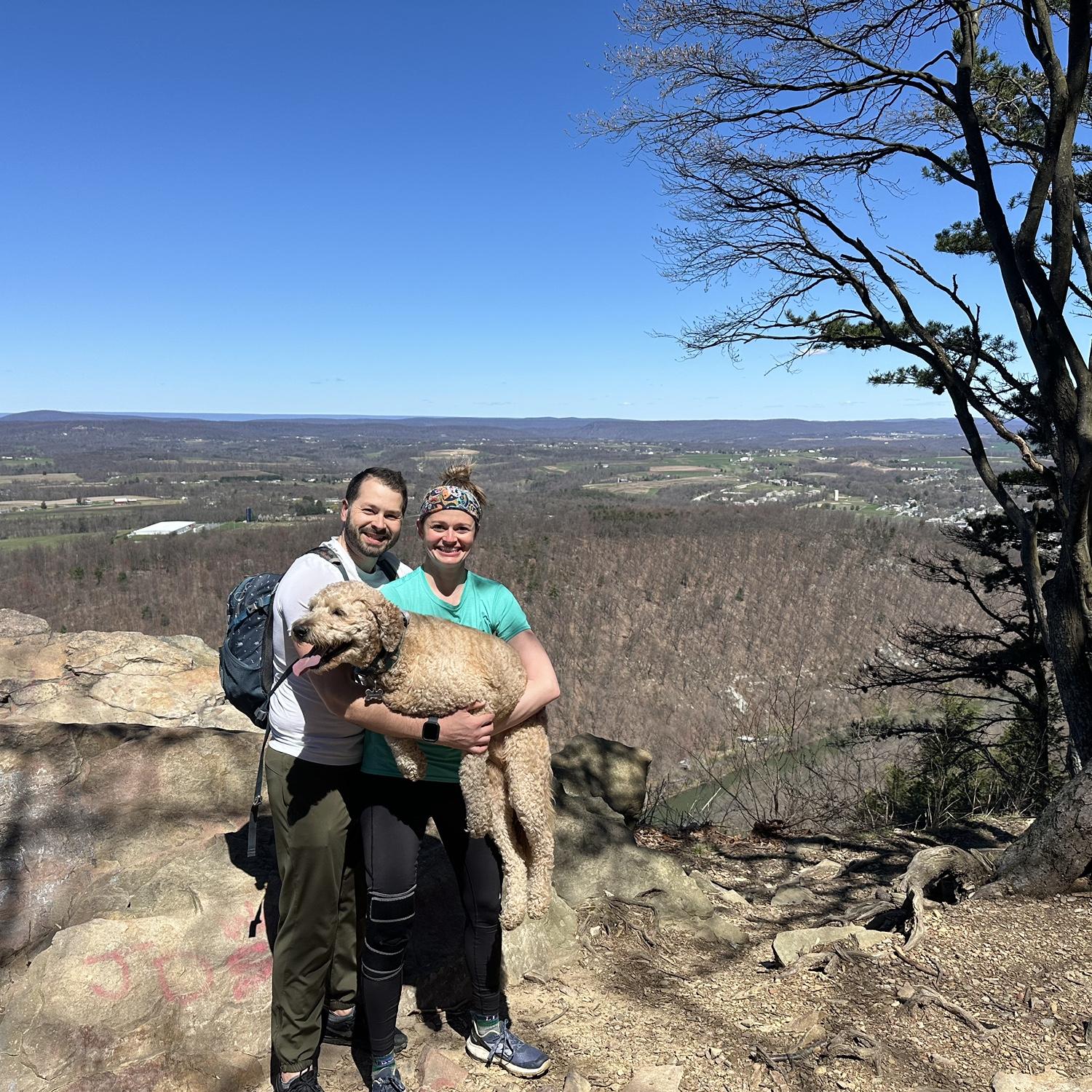 Hiking with Nash- Hawk Rock Overlook!