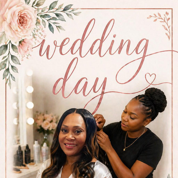 Bride Wedding day Hair
