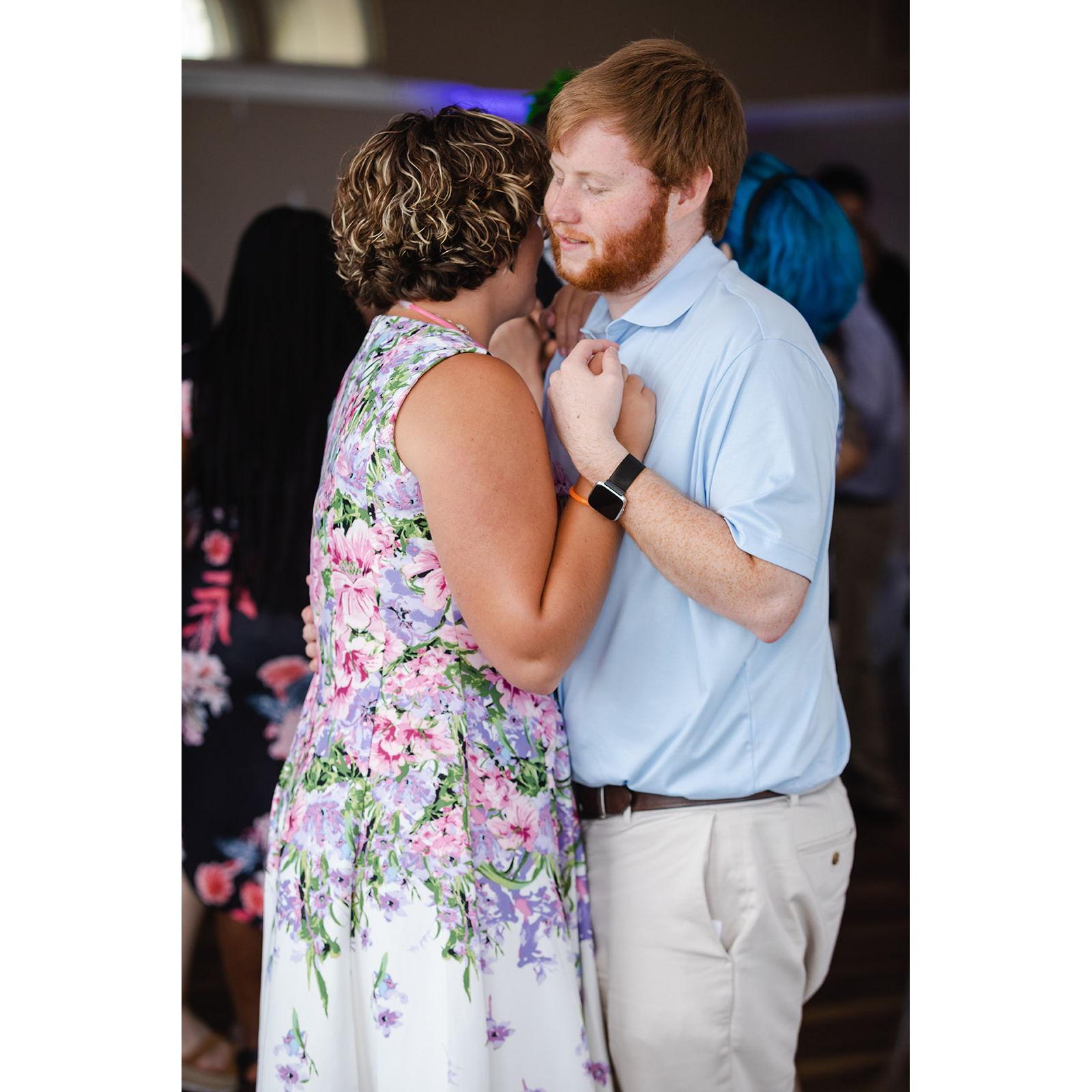 Dancing at a friends wedding in Delaware 2021