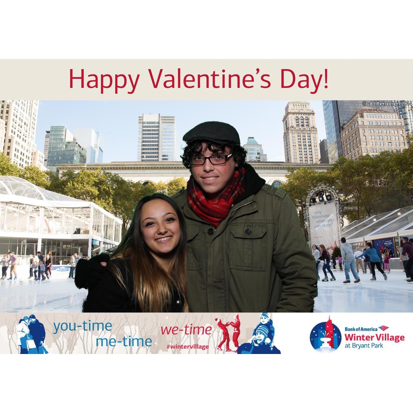 2.14.14 Our first Valentine's Day and our first picture together. After midnight, Jordan asked me to be his girlfriend.