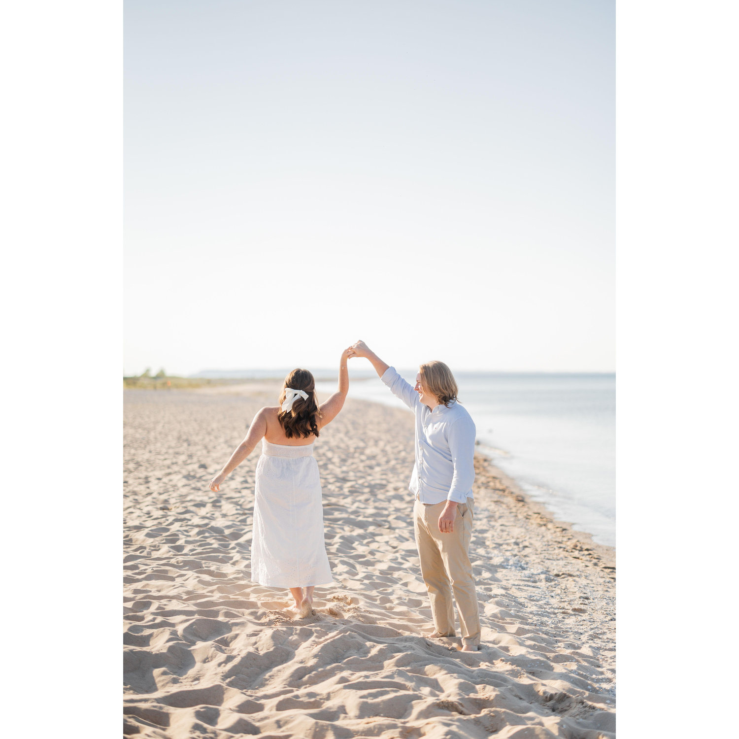 Our engagement shoot outside of Traverse City!
