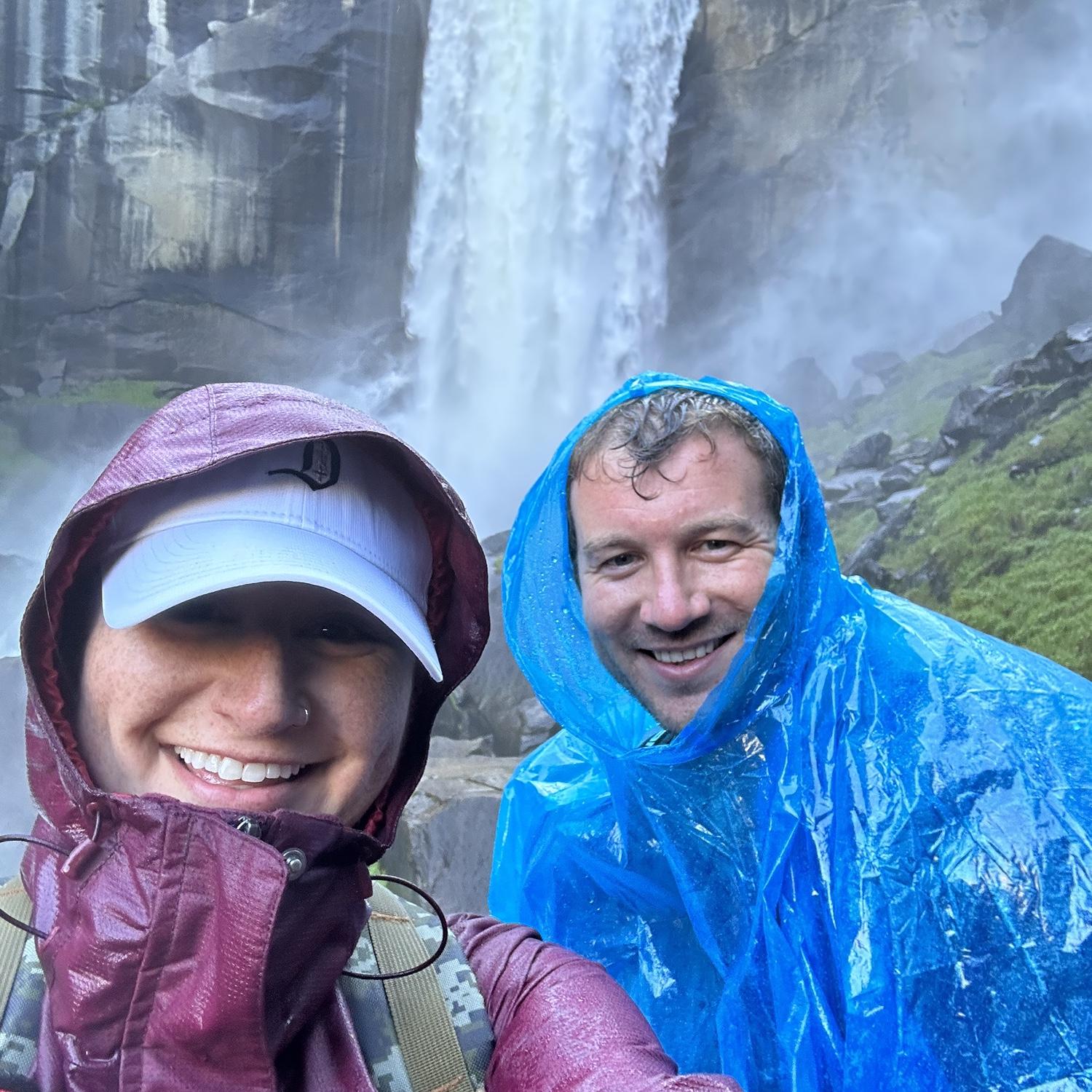 Hiking in Yosemite - Mist Trail with an epic water fall season