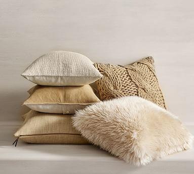 Straw Tonal Palette Pillow Collection
