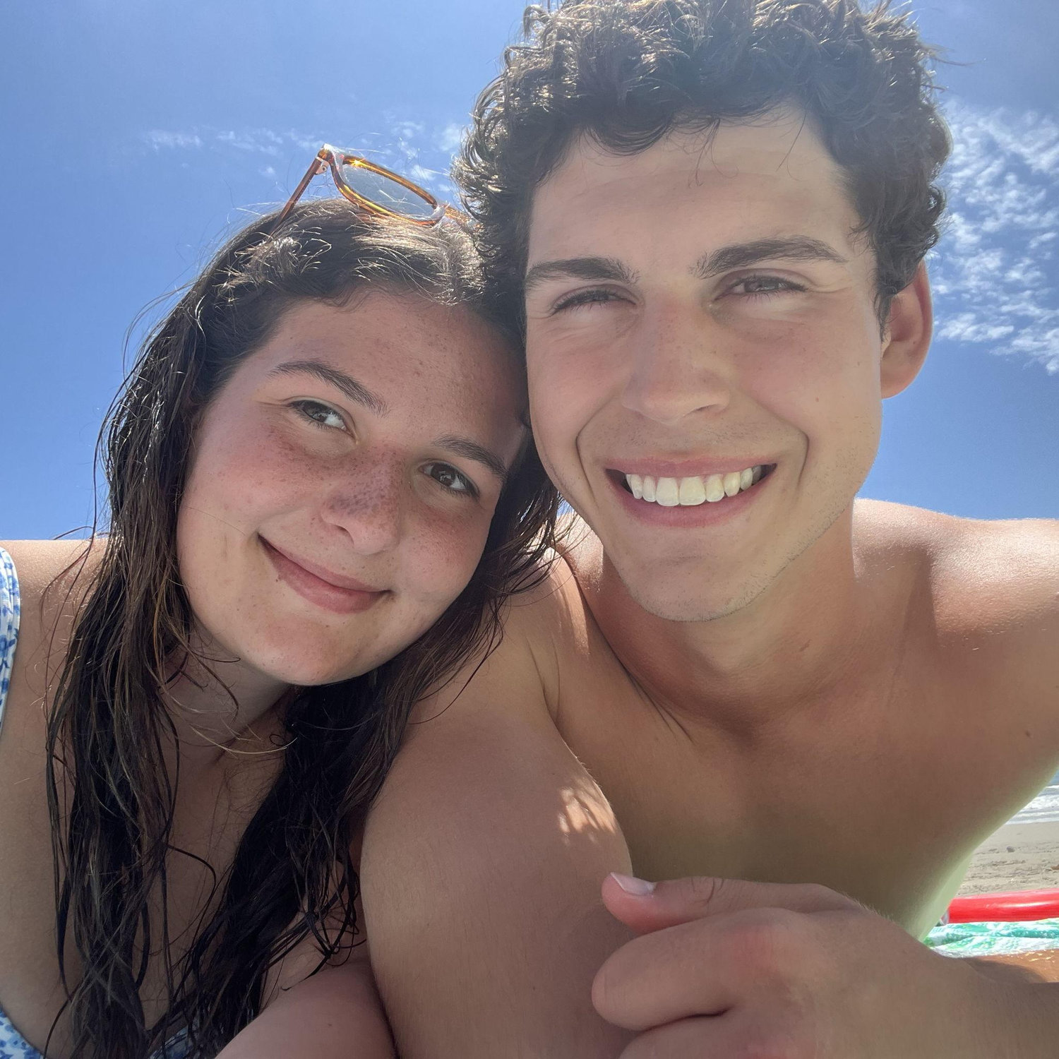 Beach day in California.