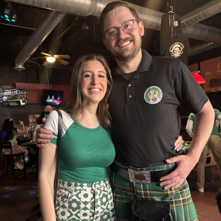 March 2025 | St. Patty's Day; Michael picked up the drumsticks to play with the West Side Irish American Club 🇮🇪