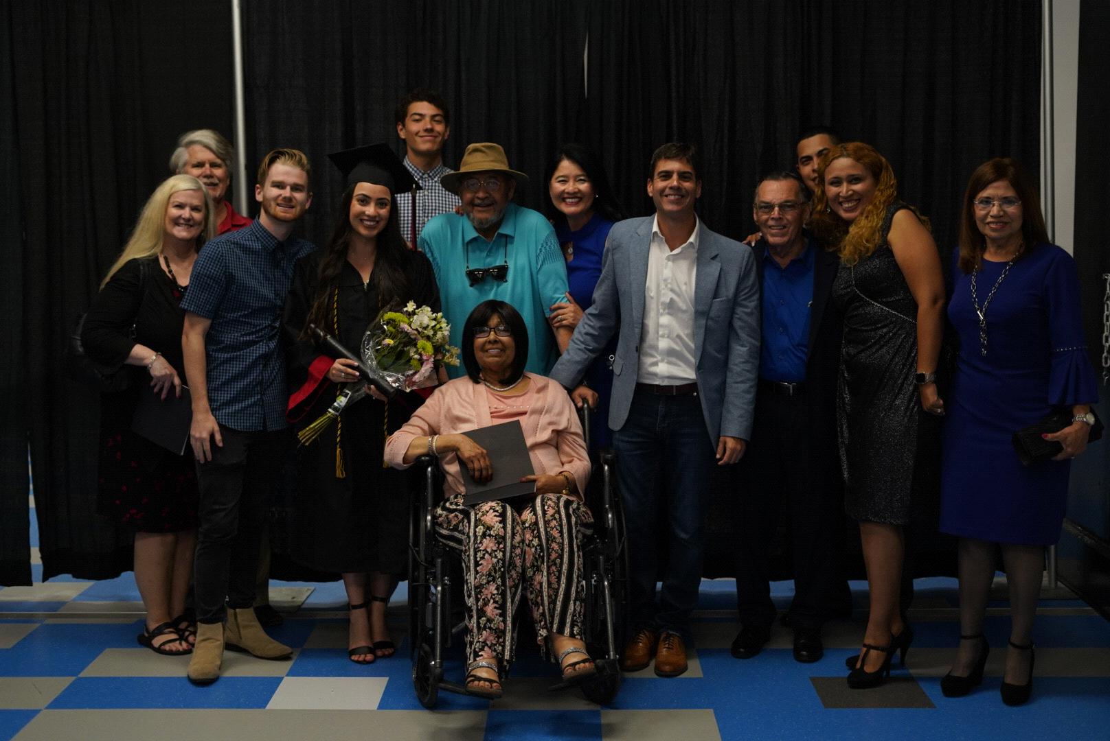 Sara's SEU Graduation and whole family meeting for the first time - April 26, 2019