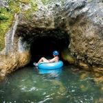 Tubing through Irrigation Caves