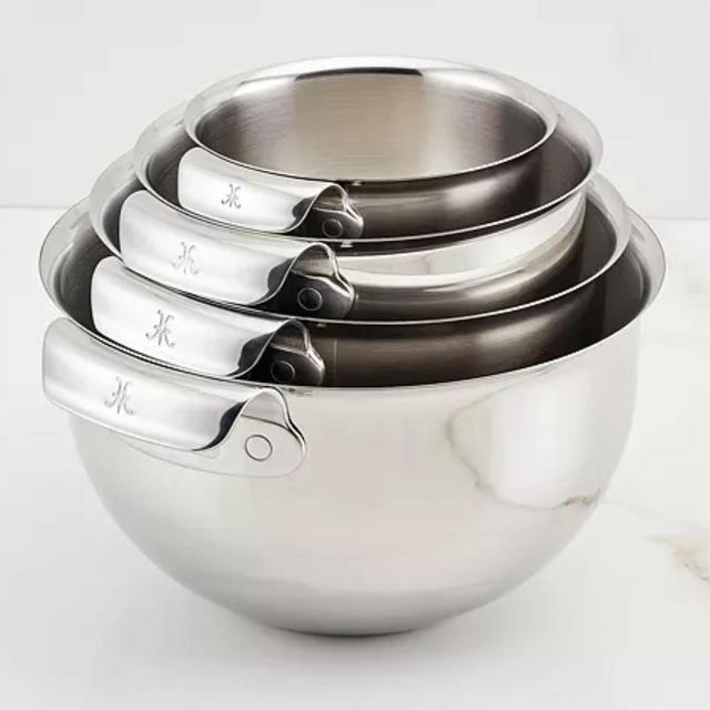 Stainless Steel Mixing Bowls, Set of 4