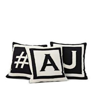 Letter Pillow, 16" x 16" - in "B"