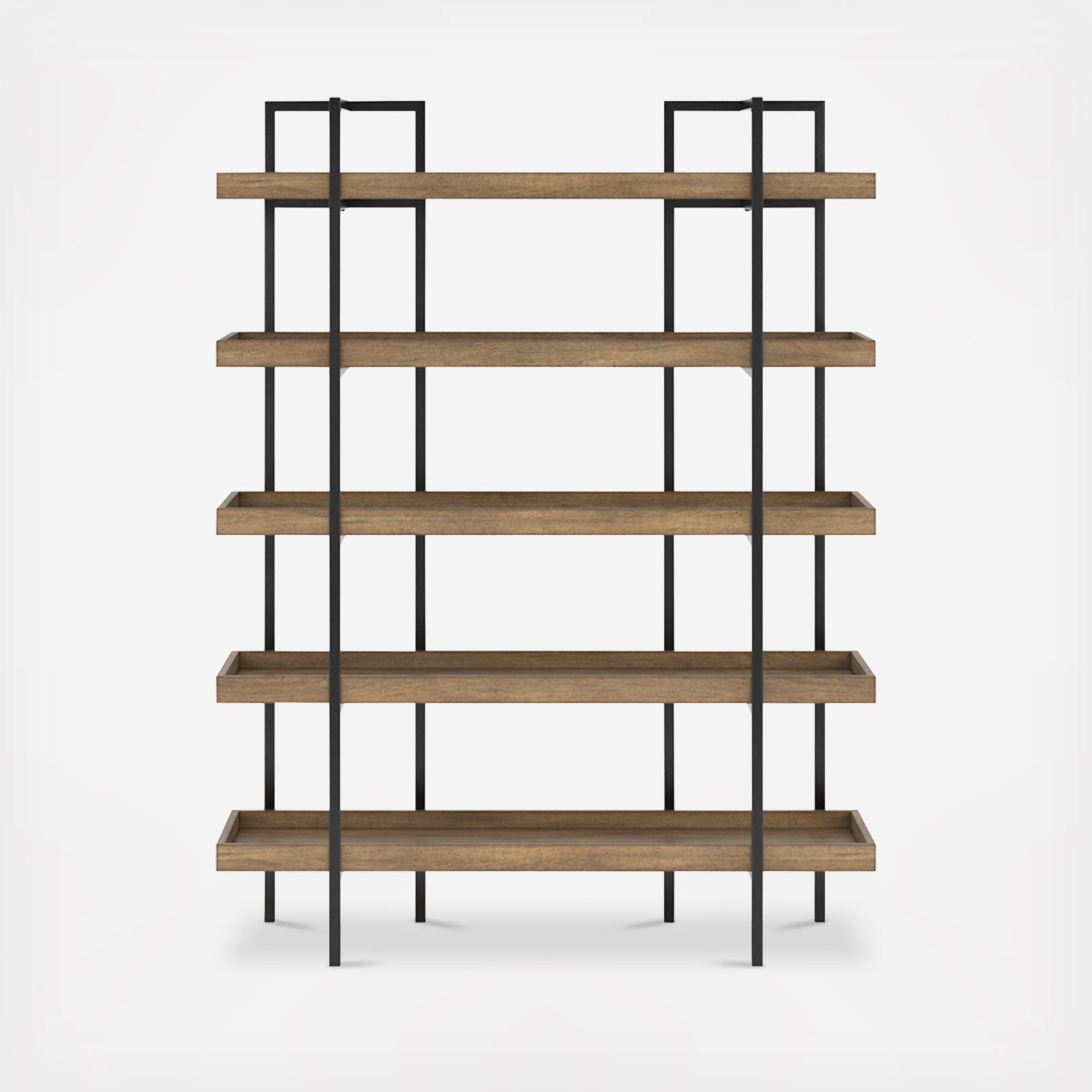 Ashley Furniture, Montia 5-Shelf Bookcase | Zola