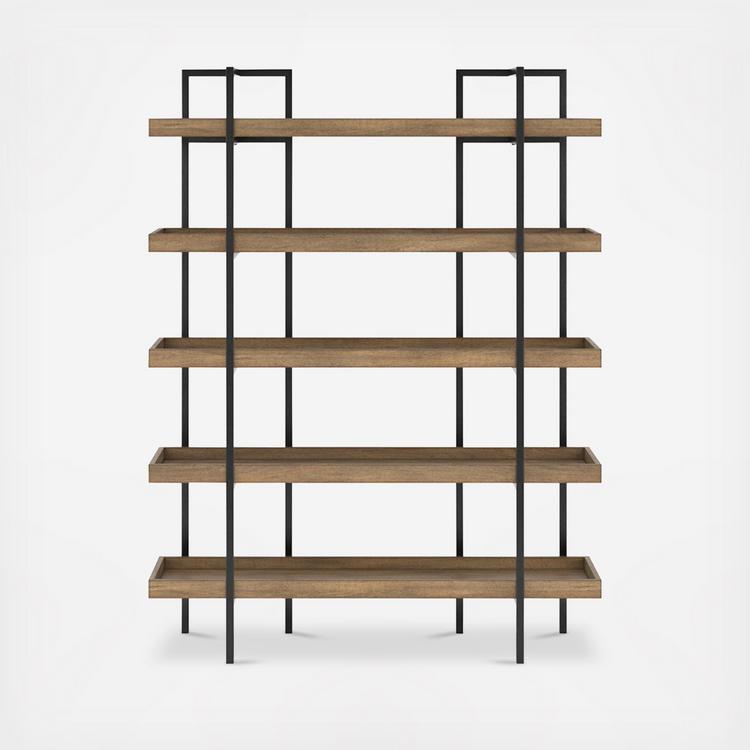 Ashley Furniture, Montia 5-Shelf Bookcase | Zola
