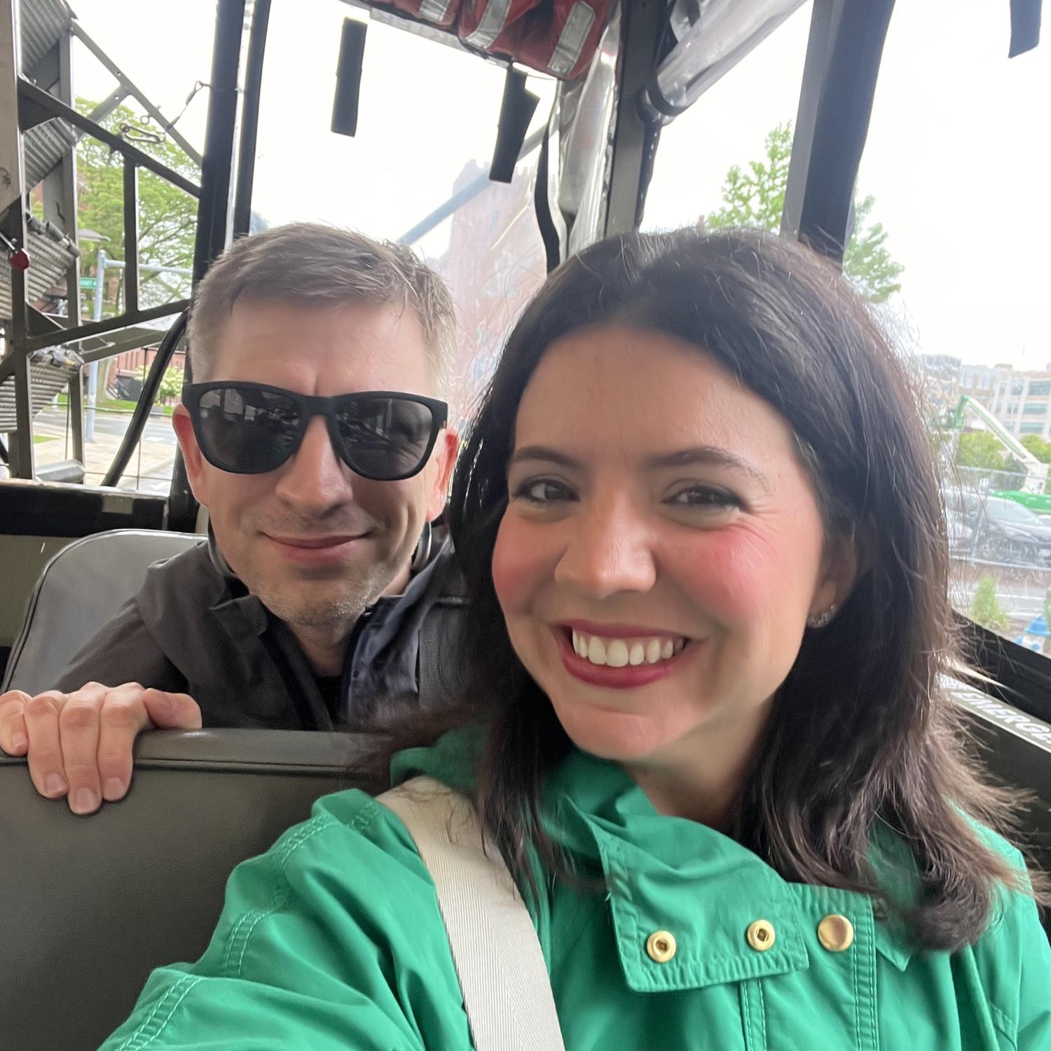 Exploring Boston on a Duck Boat in May!