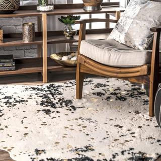 Iraida Faux Cowhide Rug