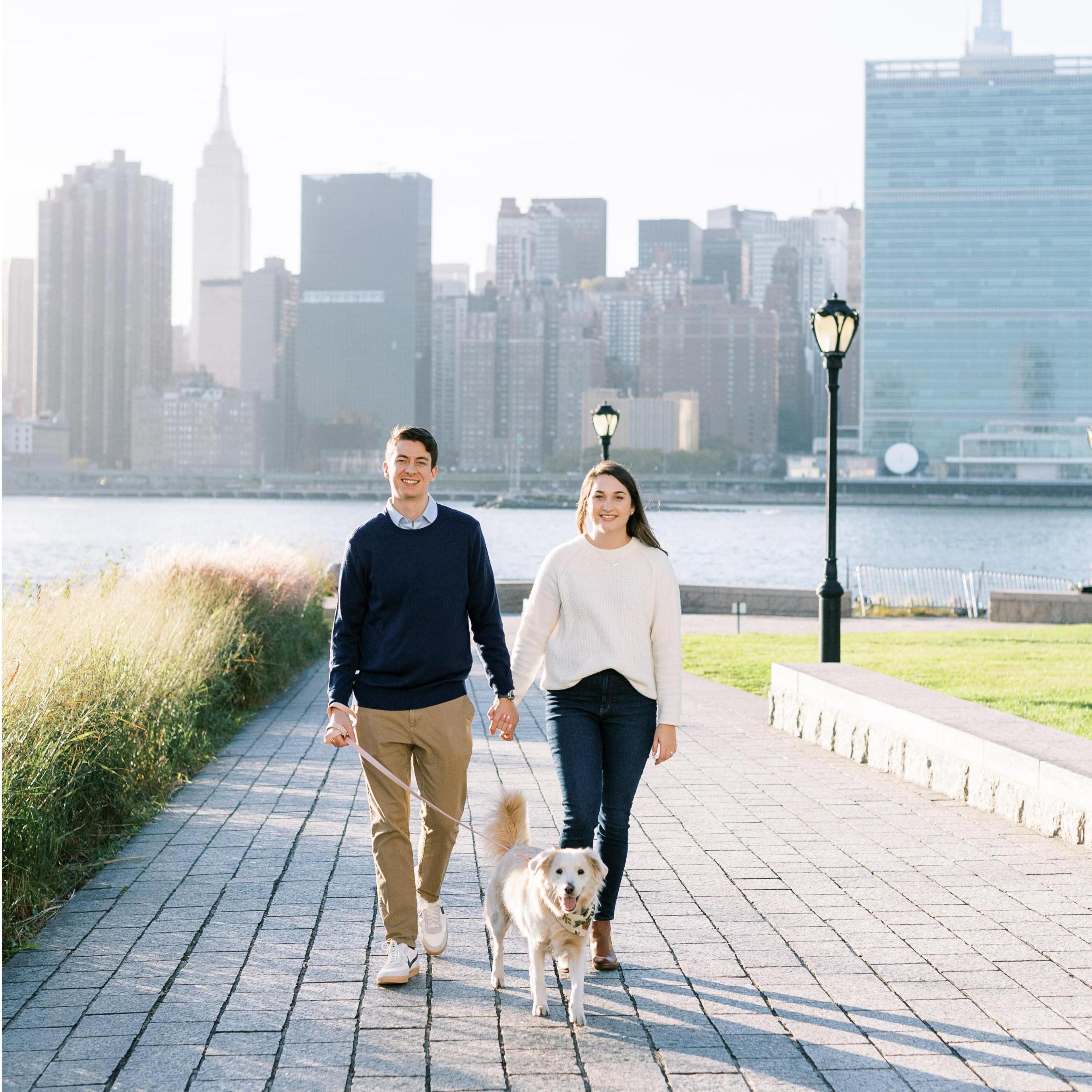From our engagement shoot at Gantry State Park in Long Island City, NYC.