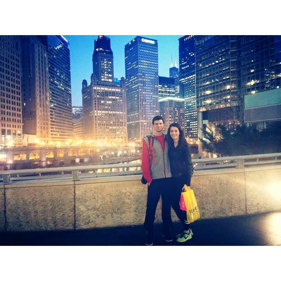 2015 - Visiting Tony in Chicago during his internship his 3rd year of college.