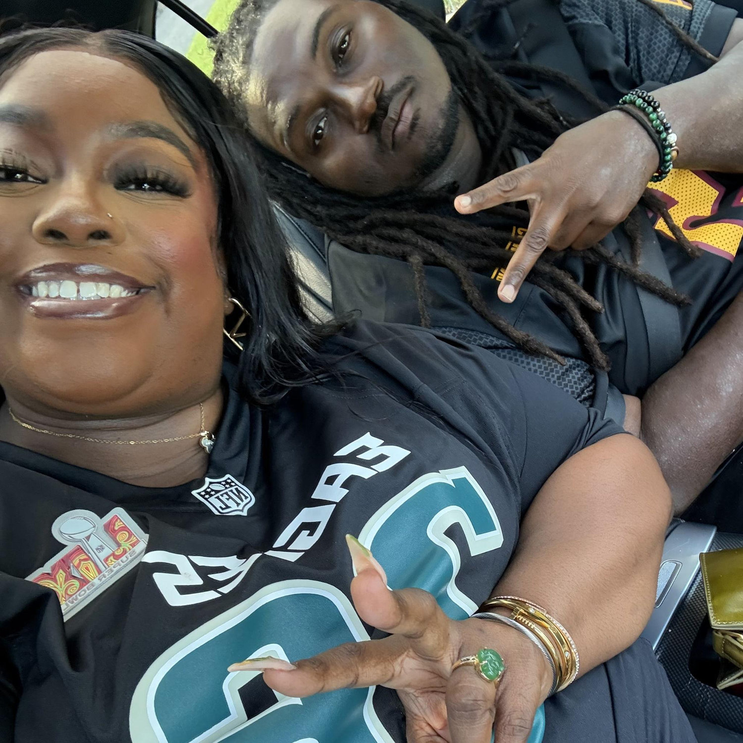 Of course Ray is a COMMANDERS fan and Pri reps the EAGLES!