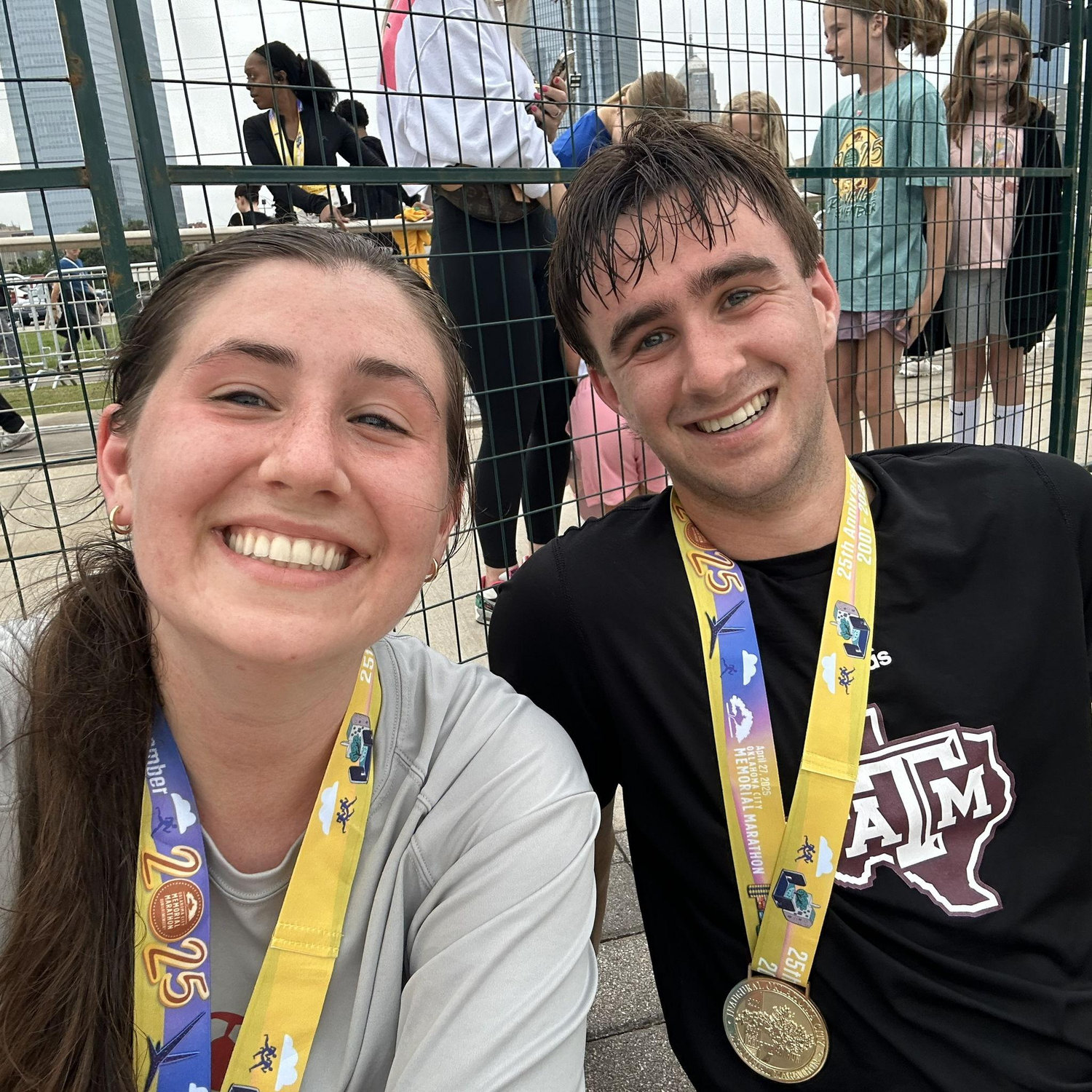 April 2025: We trained and ran a half marathon together... we have not run that much since then :)