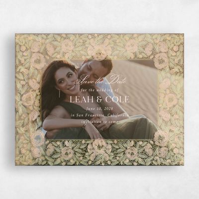 Lightest Blush, Pink Wedding Save the Date - Isolde Photo Foil