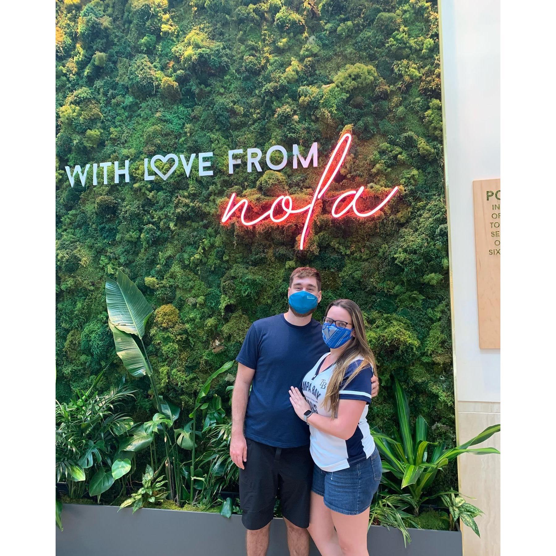 Our first time in New Orleans together, June 2021.