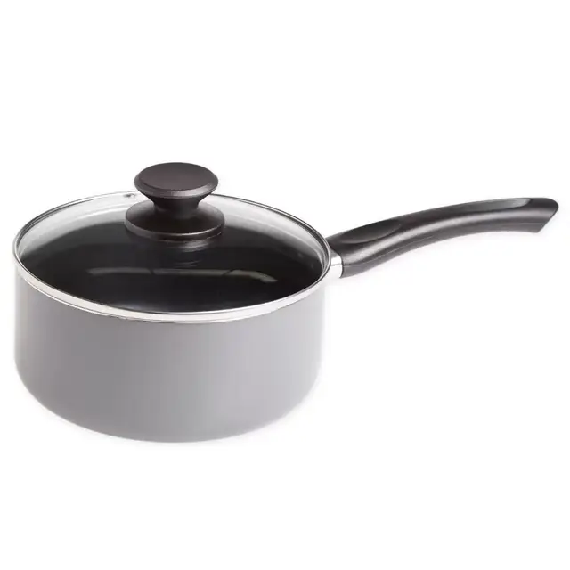 Simply Essential™ 3 qt. Nonstick Aluminum Covered Saucepan