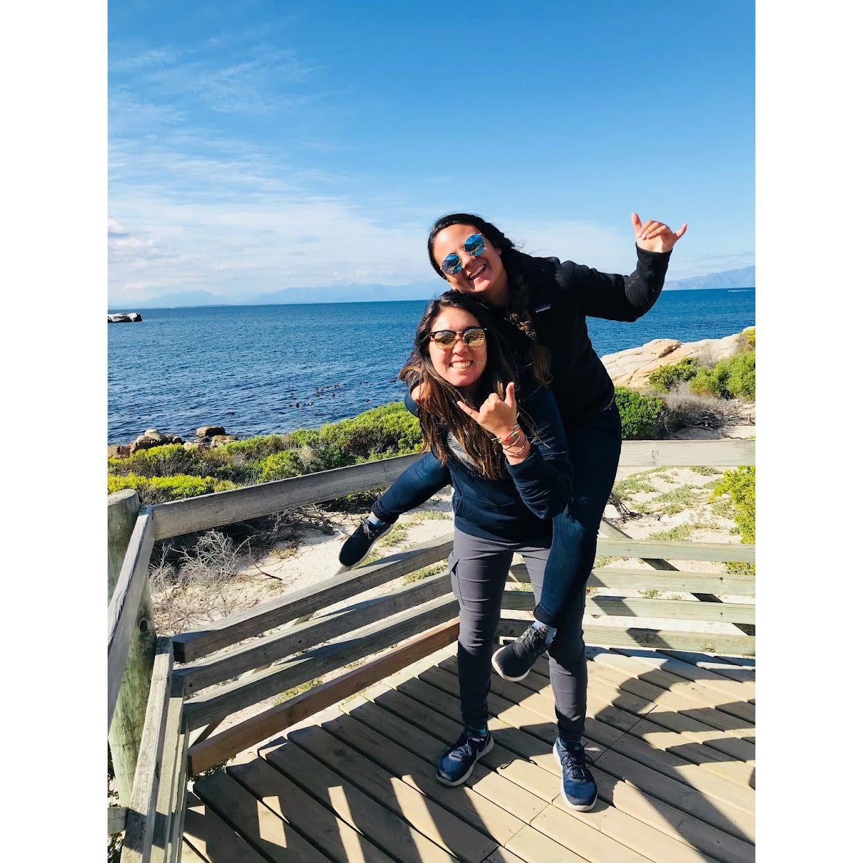 Always need that token piggy back in South Africa