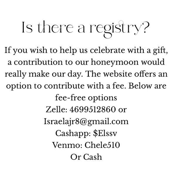 Honeymoon fund
