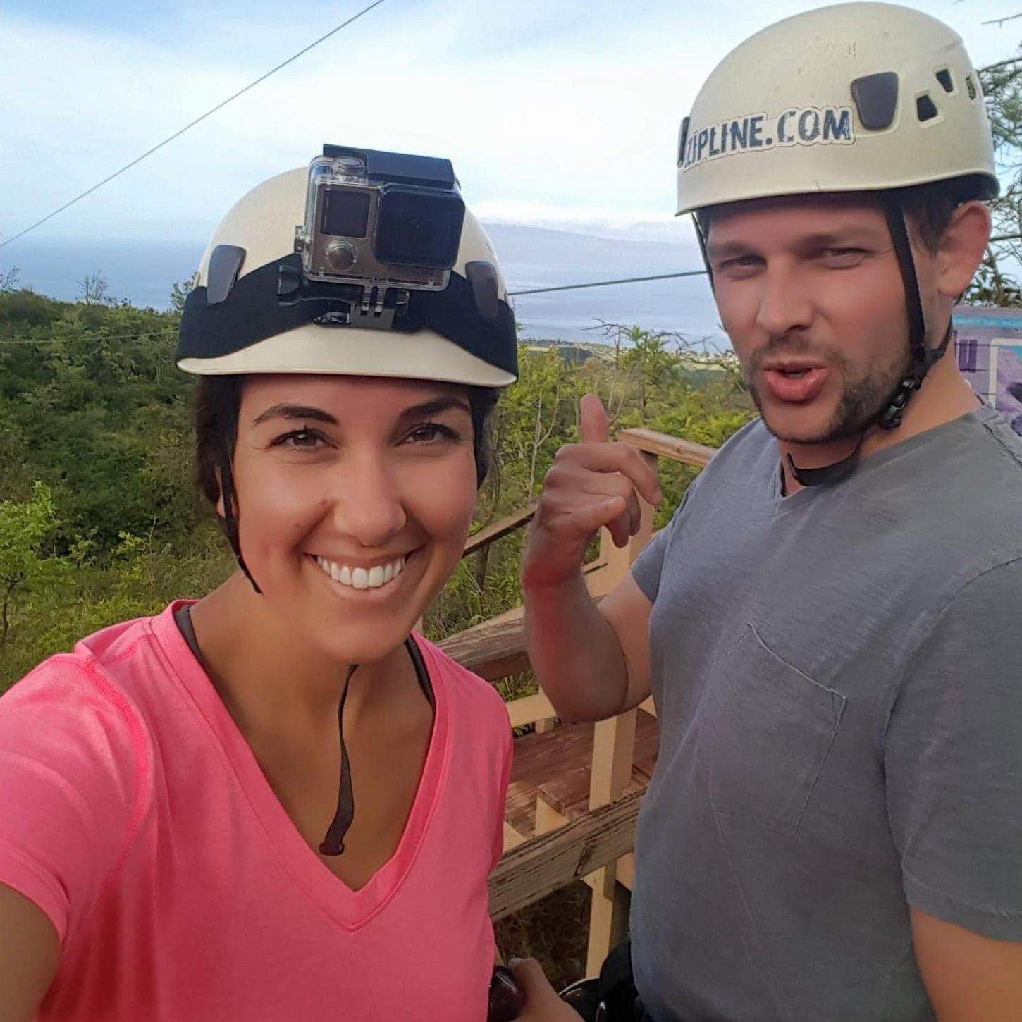 Ziplining in Kaanapali