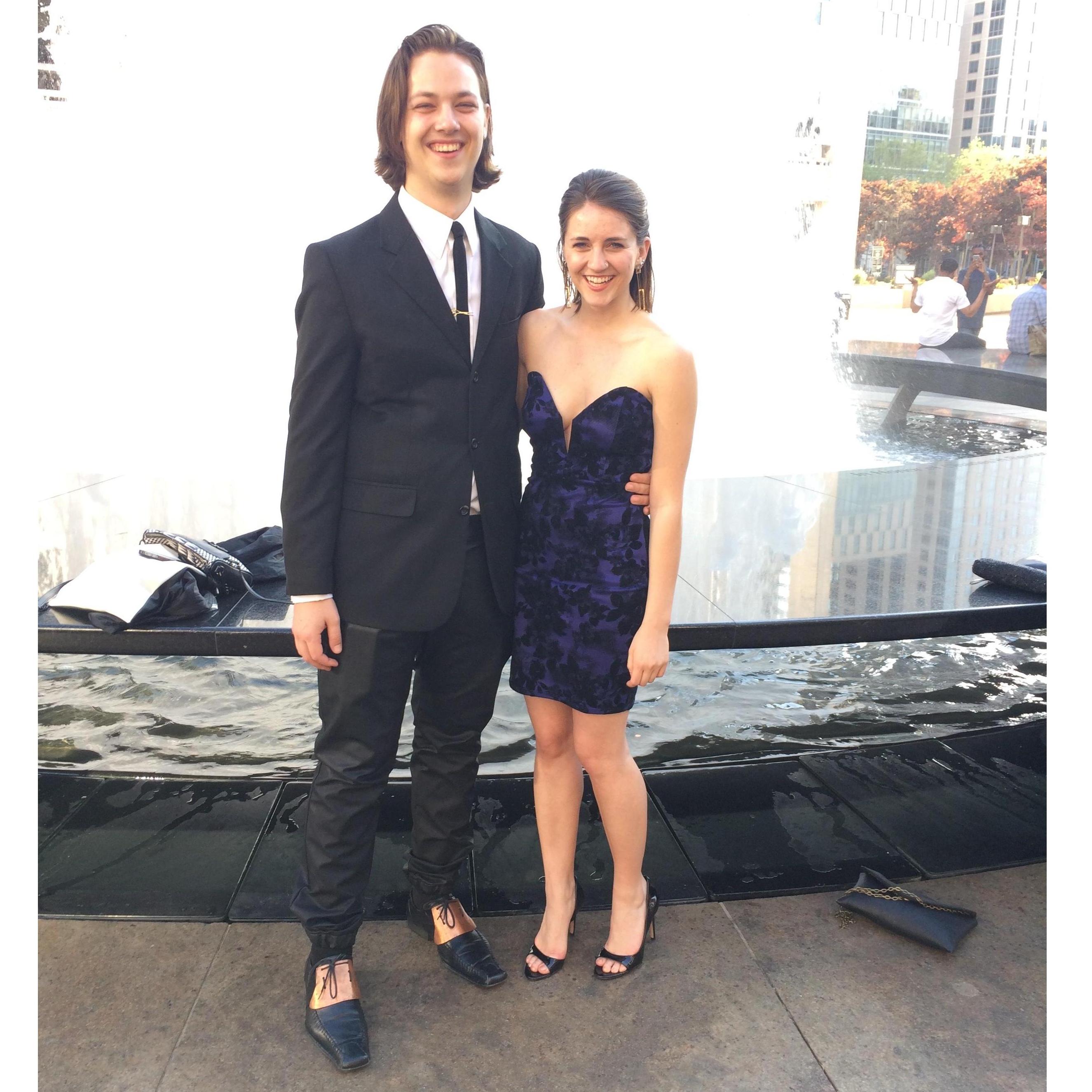 A night at the ballet when we first moved to NYC for school in 2015