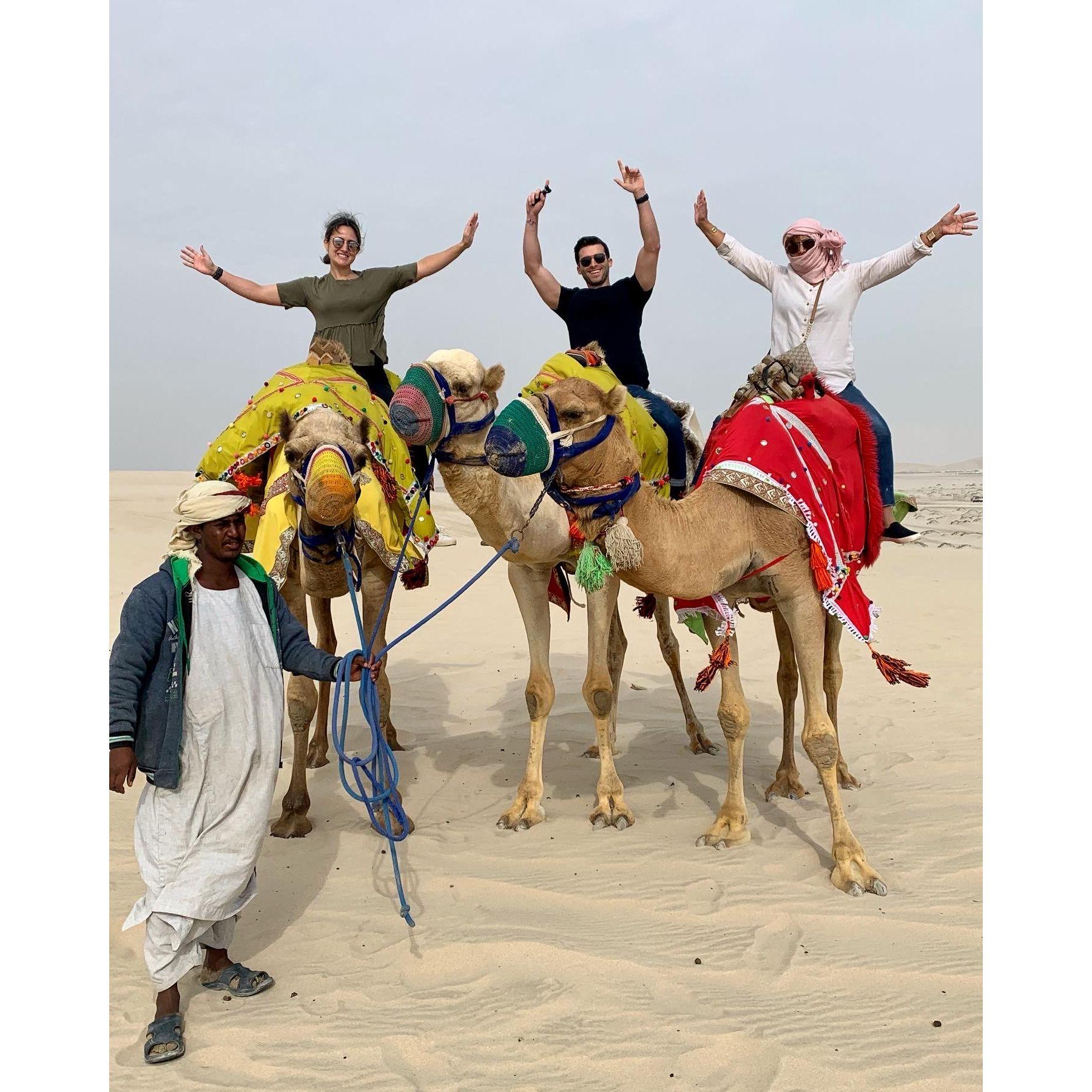 Casual camel ride