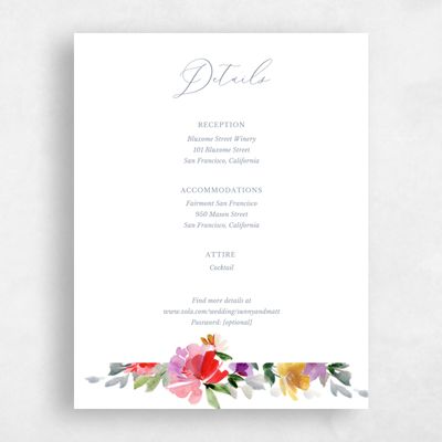Red Summer Wedding Enclosure - Springboro