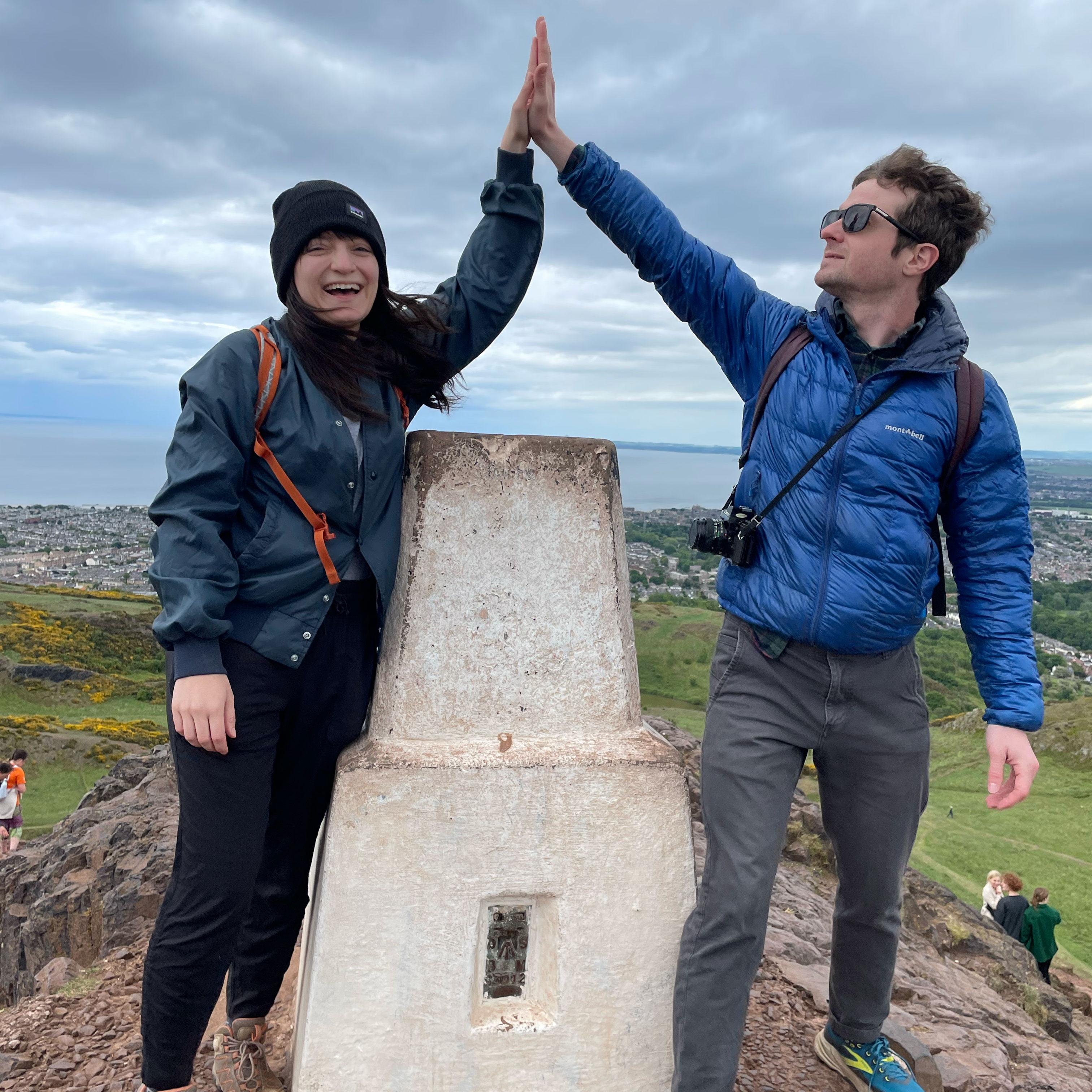 Hiking up Arthur's Seat in Edinburgh, Scotland (2022)