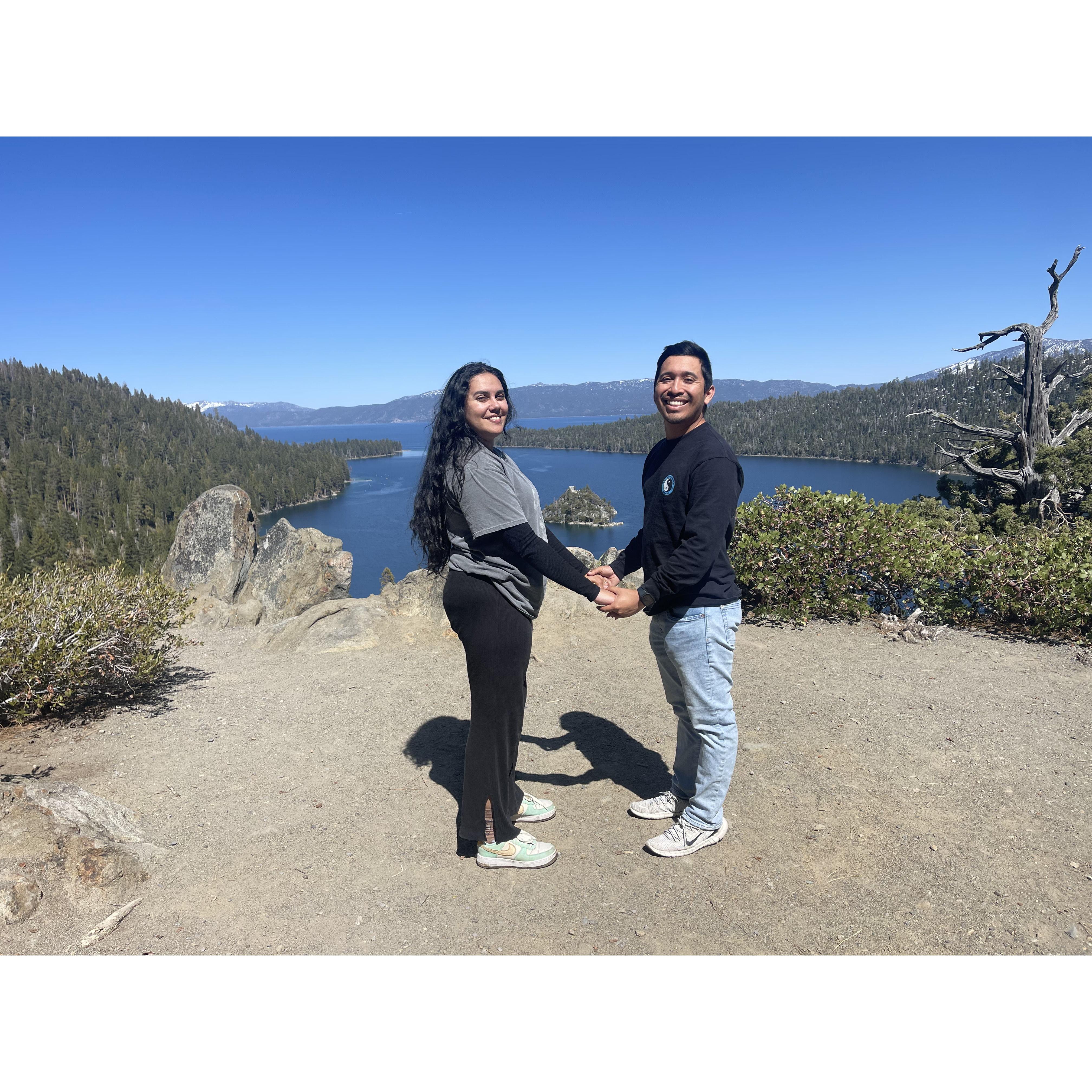 We revisted Emerald Bay eight years later and found our wedding location! July 26th, here we come!