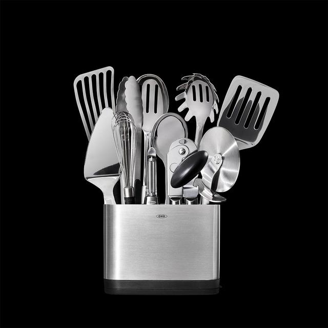 OXO 15 Piece Stainless Steel Utensil Kit