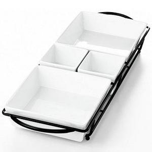 The Cellar Whiteware Serveware 5pc Rectangular Server