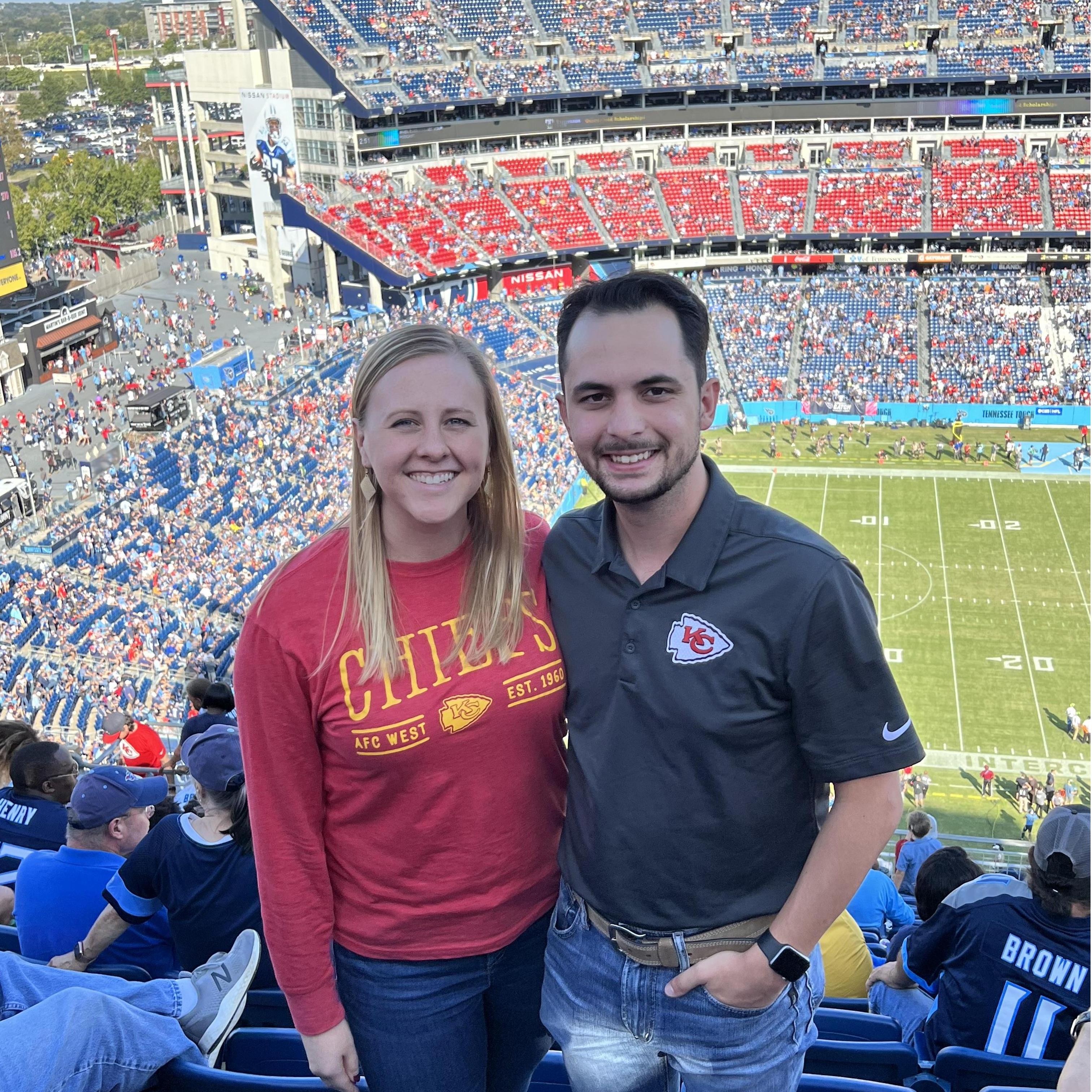 Chiefs vs Titans. Go Chiefs!