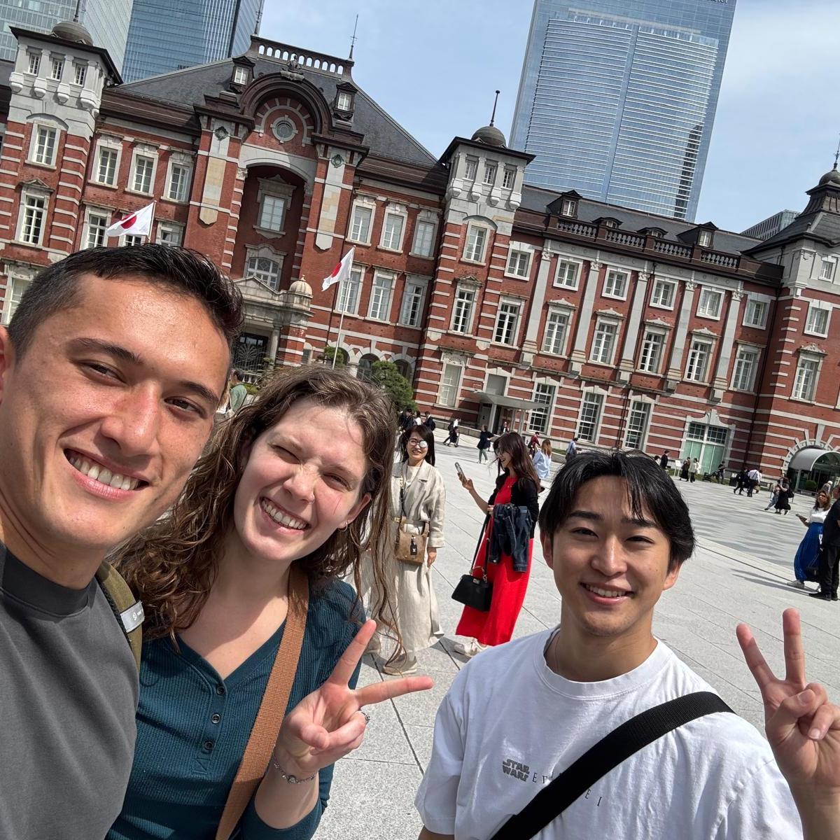 Traveling in Japan, meeting friends and family