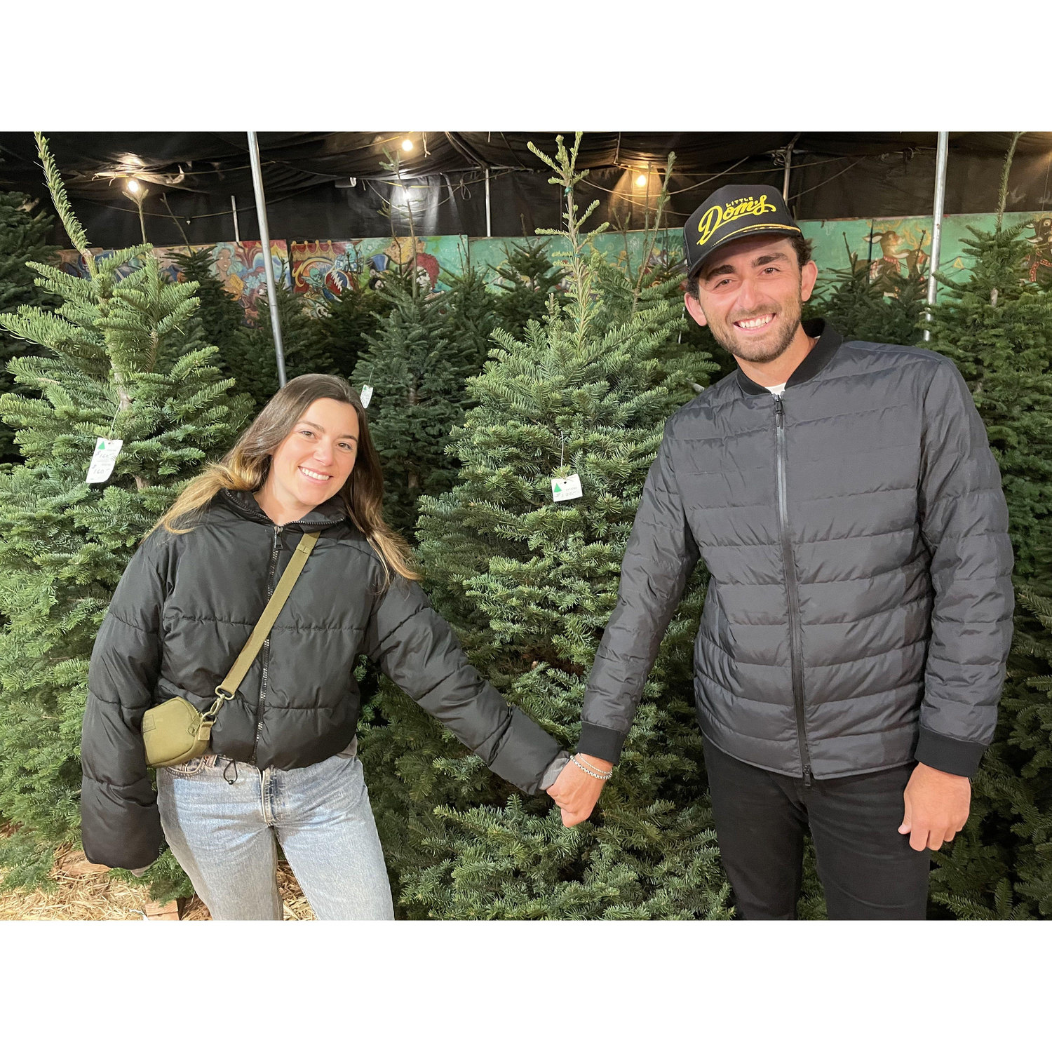Our first Christmas tree together.