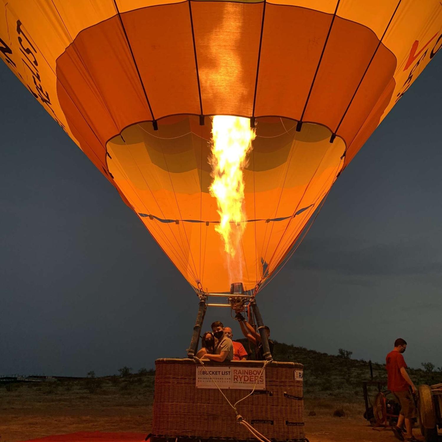 Isaacs 20th Birthday
Hot air balloon ride
August 19th, 2020