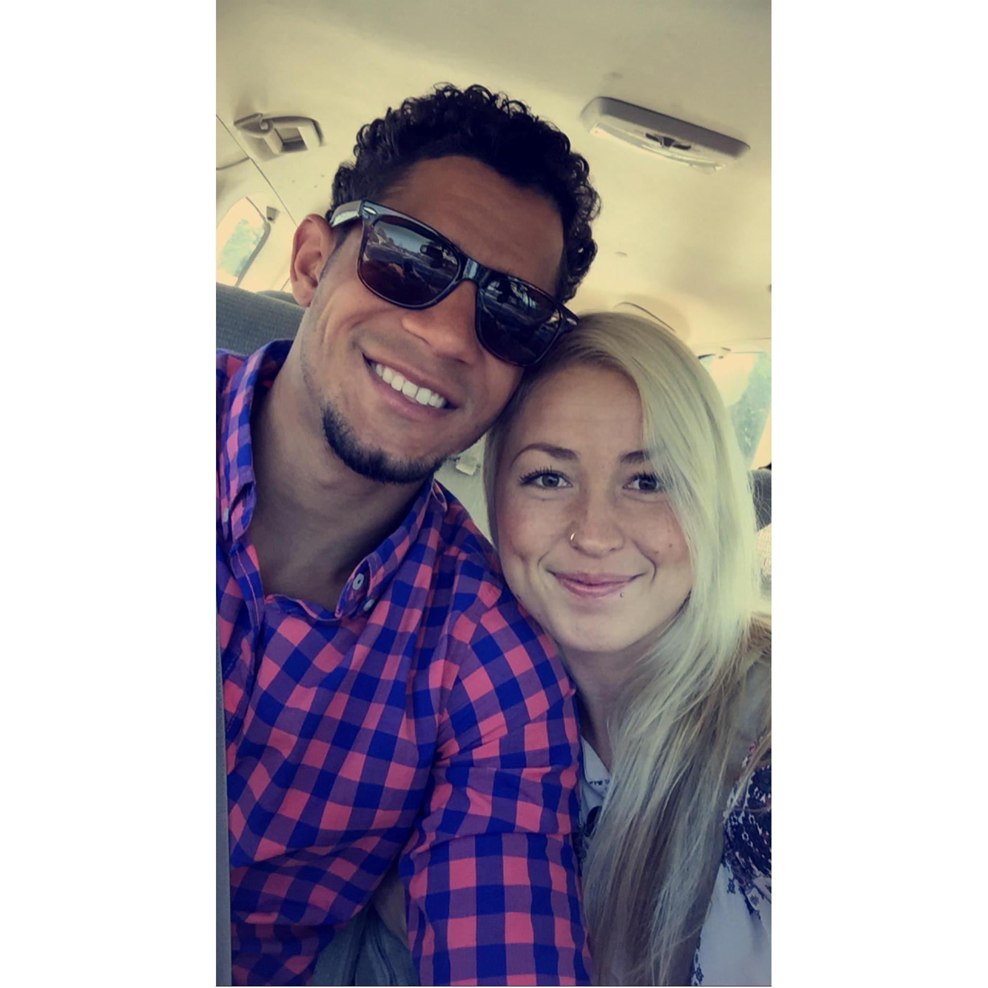 Our first time together at Church