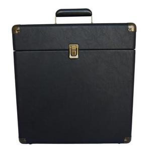 Retro Record Classic Leather Carrying Case for Albums IEP40 BK