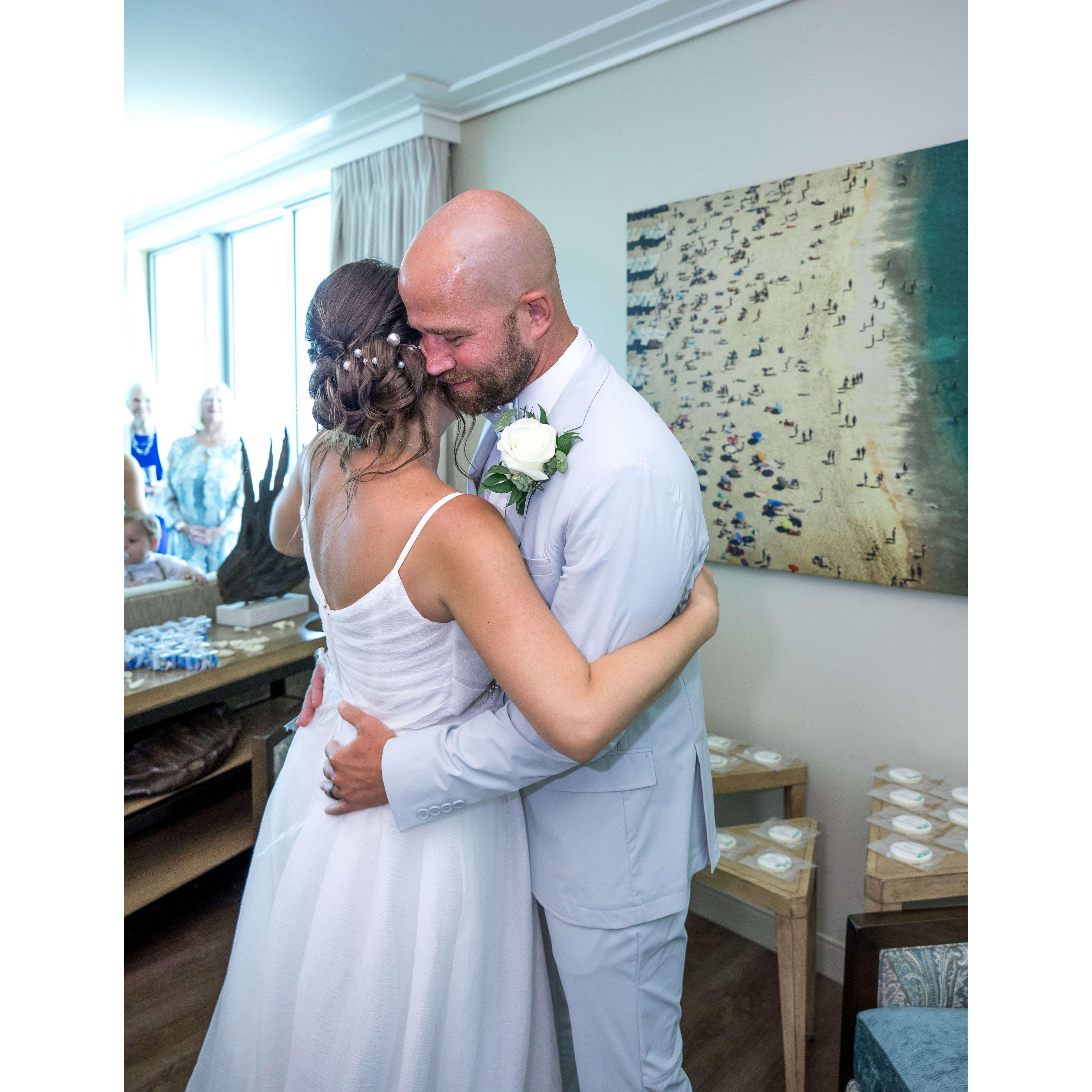 First dance as a married couple