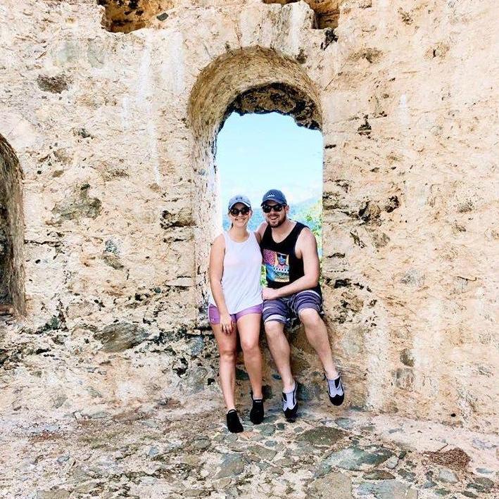 2019 - Exploring the sugar mill ruins in the Virgin Island, St. John!