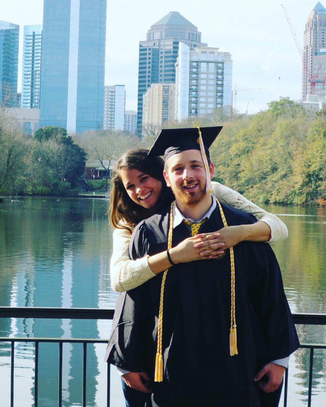 Evan’s graduation, December 2015
