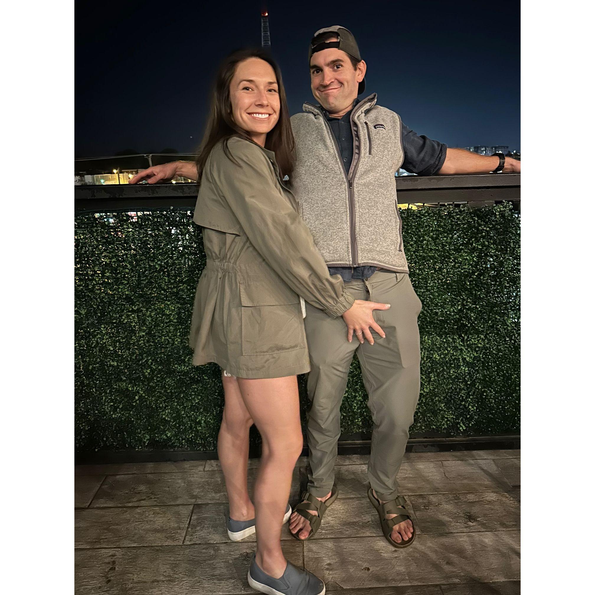 We got married
