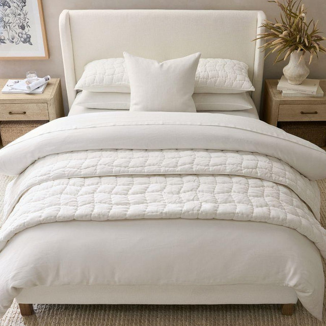 Cozy Cloud Quilt, Full/Queen, White