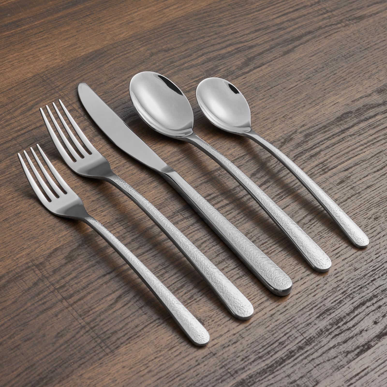 Cambridge Silversmiths Rame Copper 12-Piece Cutlery Set with Block