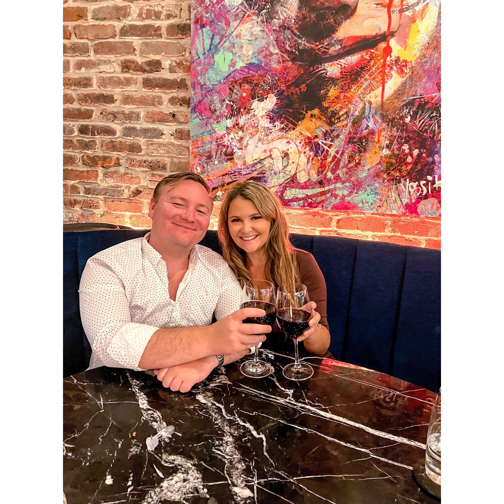 Celebrating 1 year of being engaged! 