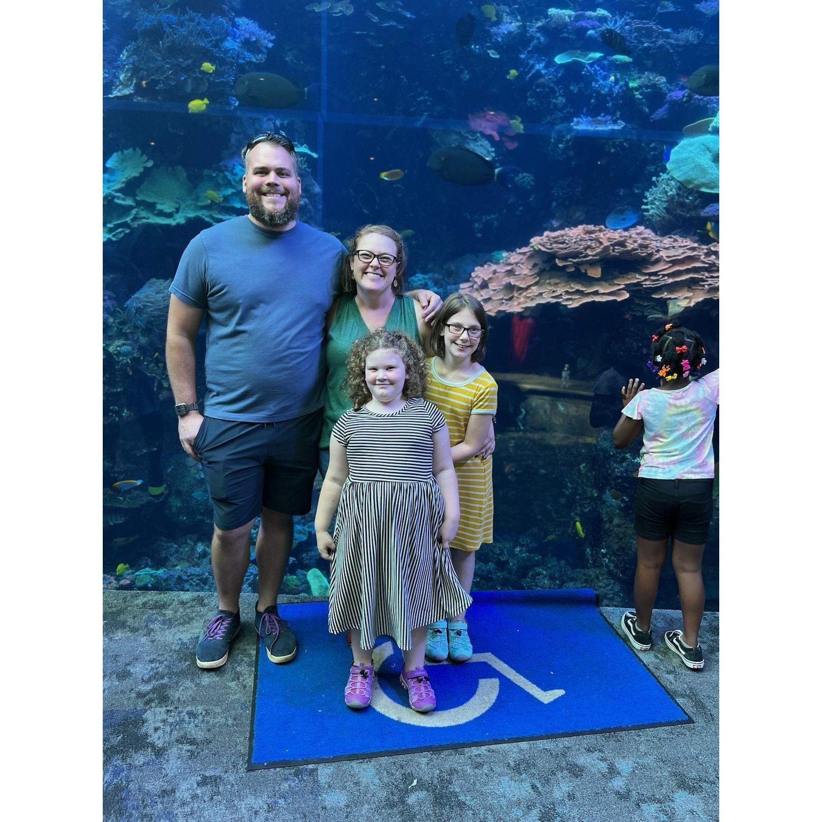 Georgia Aquarium with 
Paige and 
Payton!