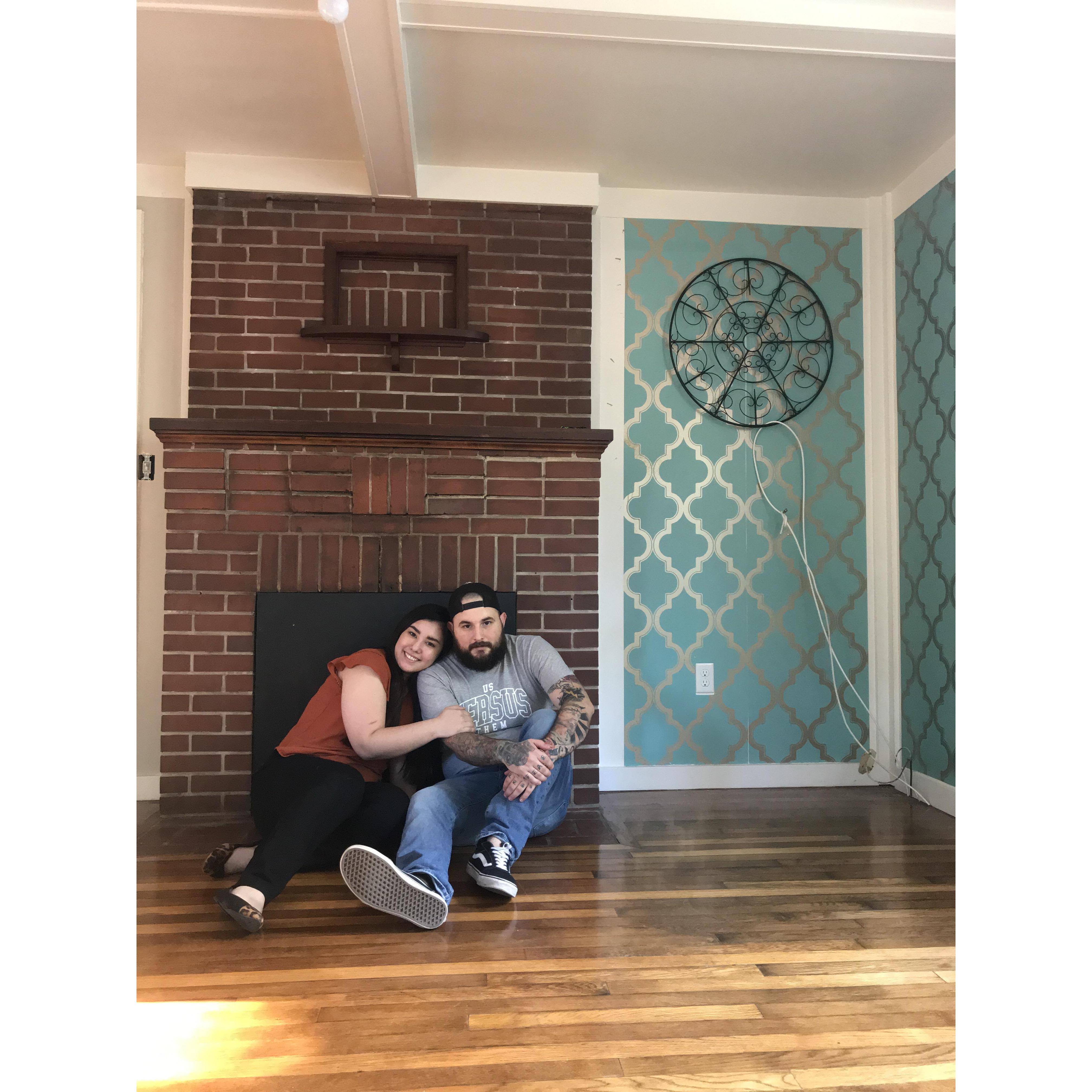 Our first home sweet home! we call it "the Lil' Cottage"