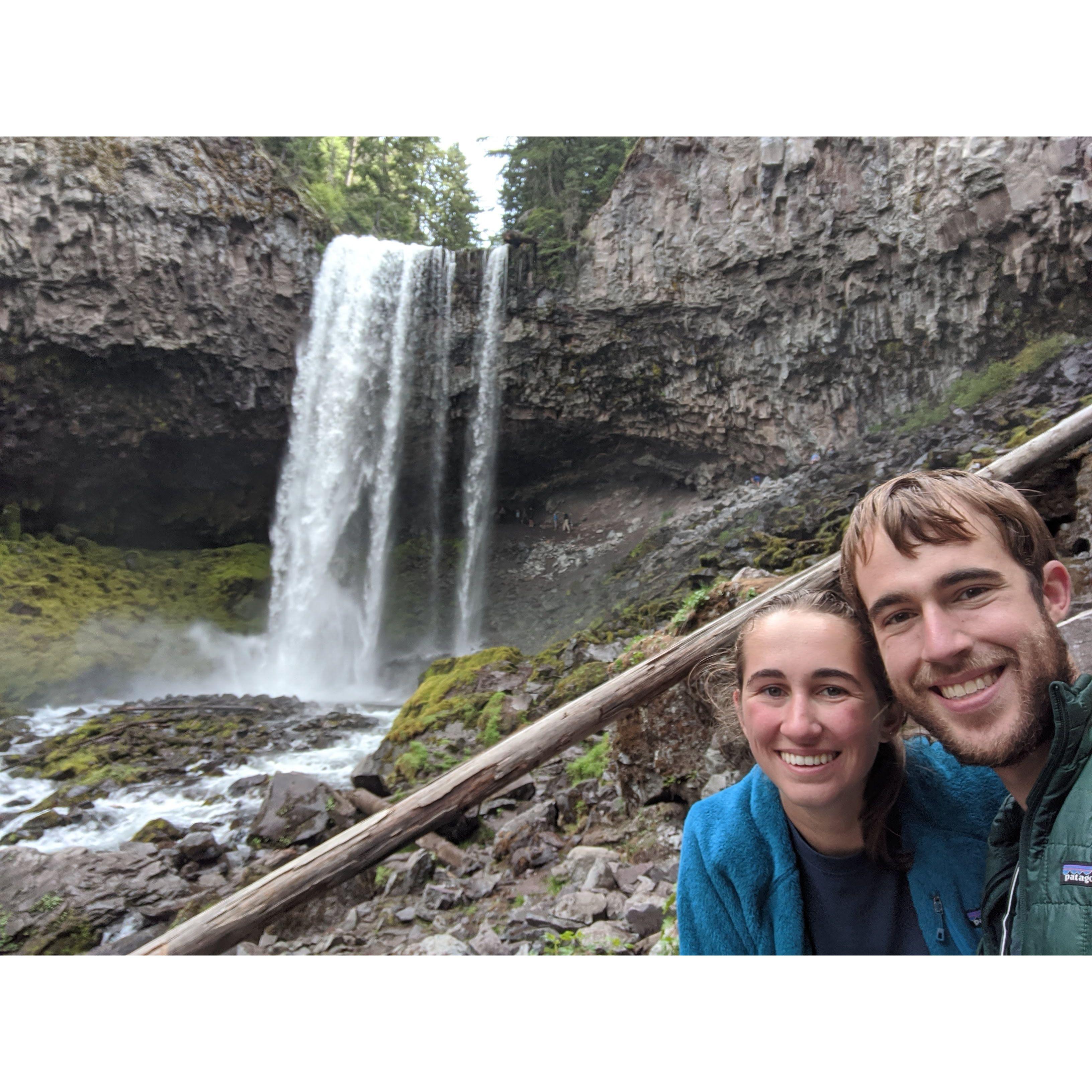 Tamawanas Falls in Columbia River Gorge